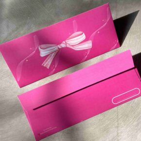PINK Bow - Cash Envelope