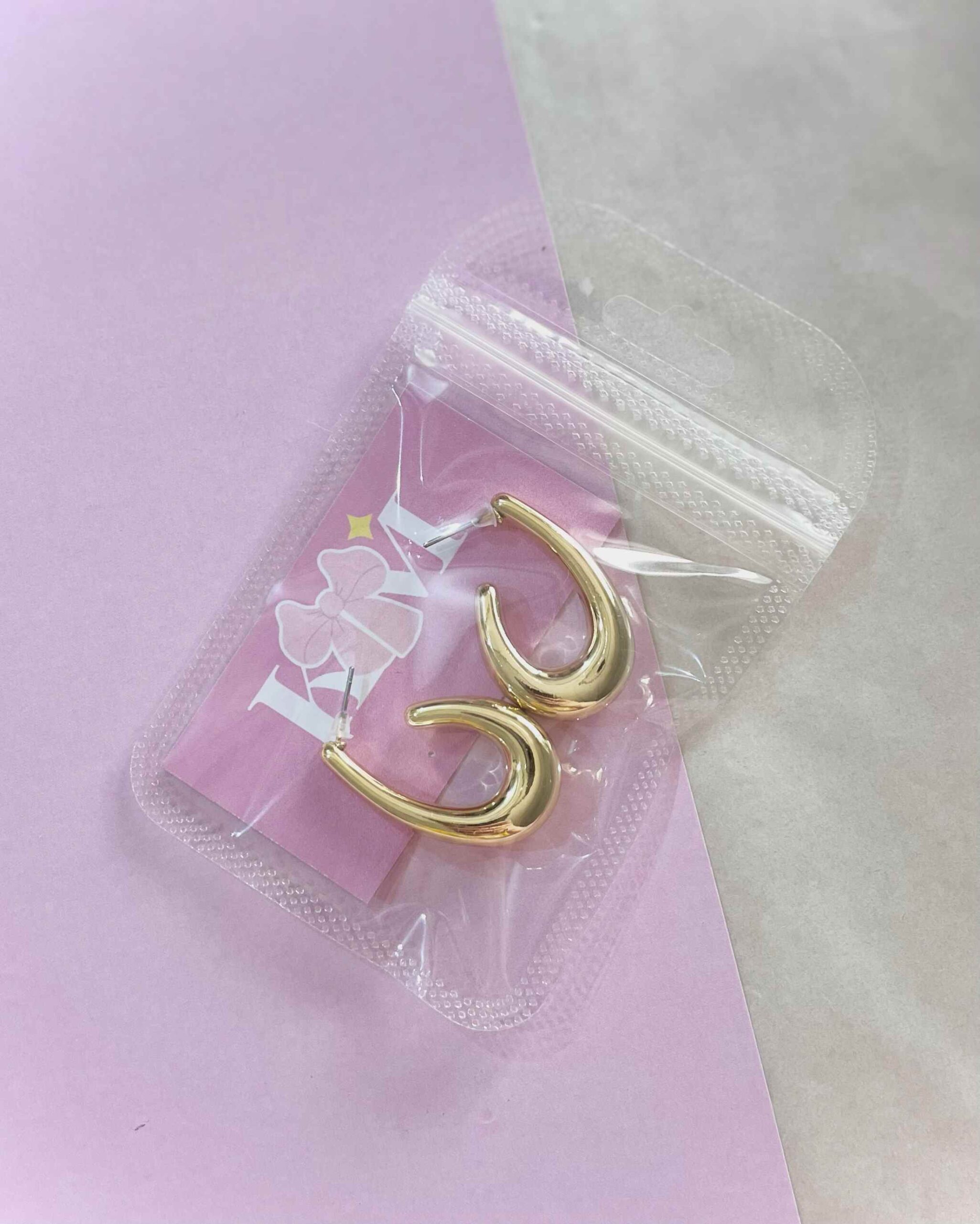 Hooked Golden Hoops - Image 2