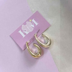 Hooked Golden Hoops