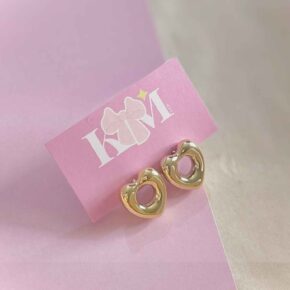 Cupid's Heart - Golden Ear stud