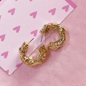 Wrinkled Luxury Hoops
