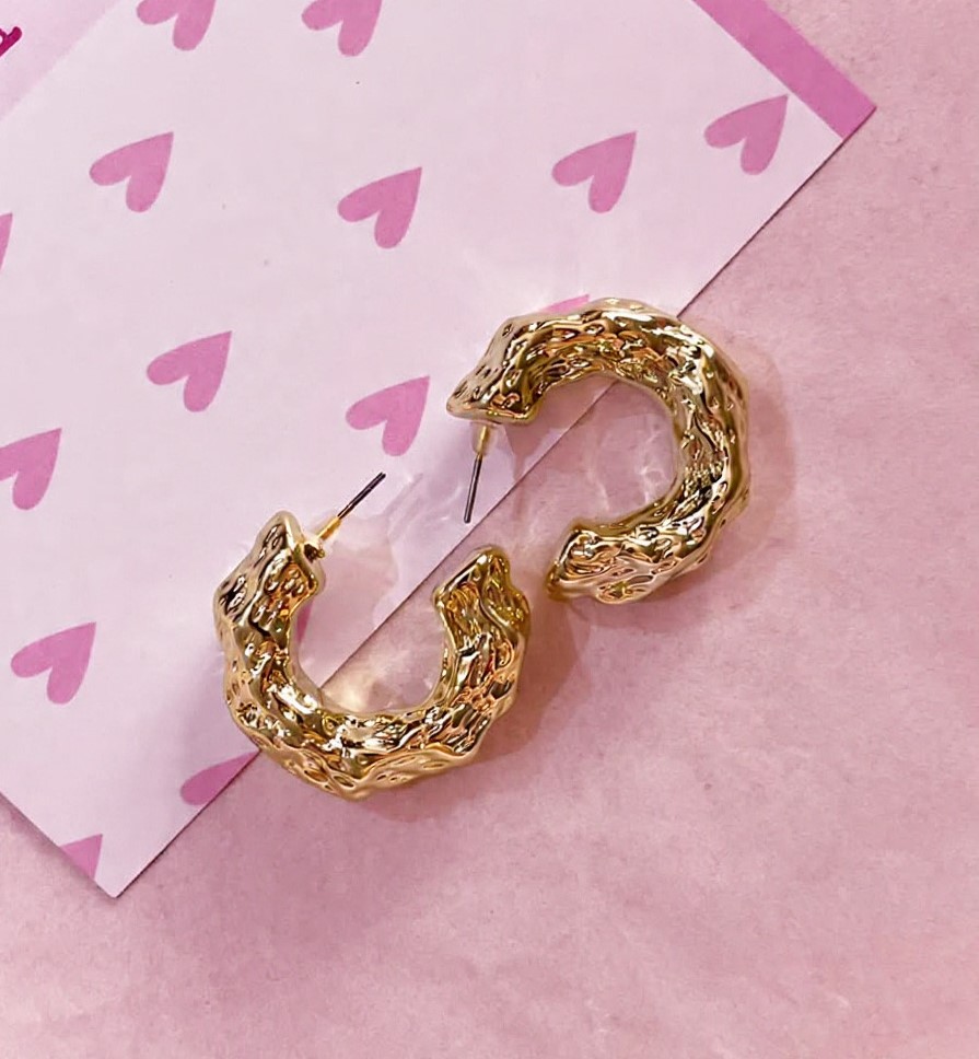 Wrinkled Luxury Hoops