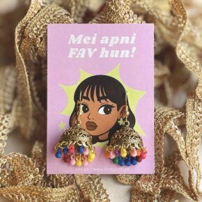 MULTI - Golden Jhumka