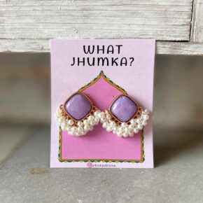 Lilac - Pearl Earring