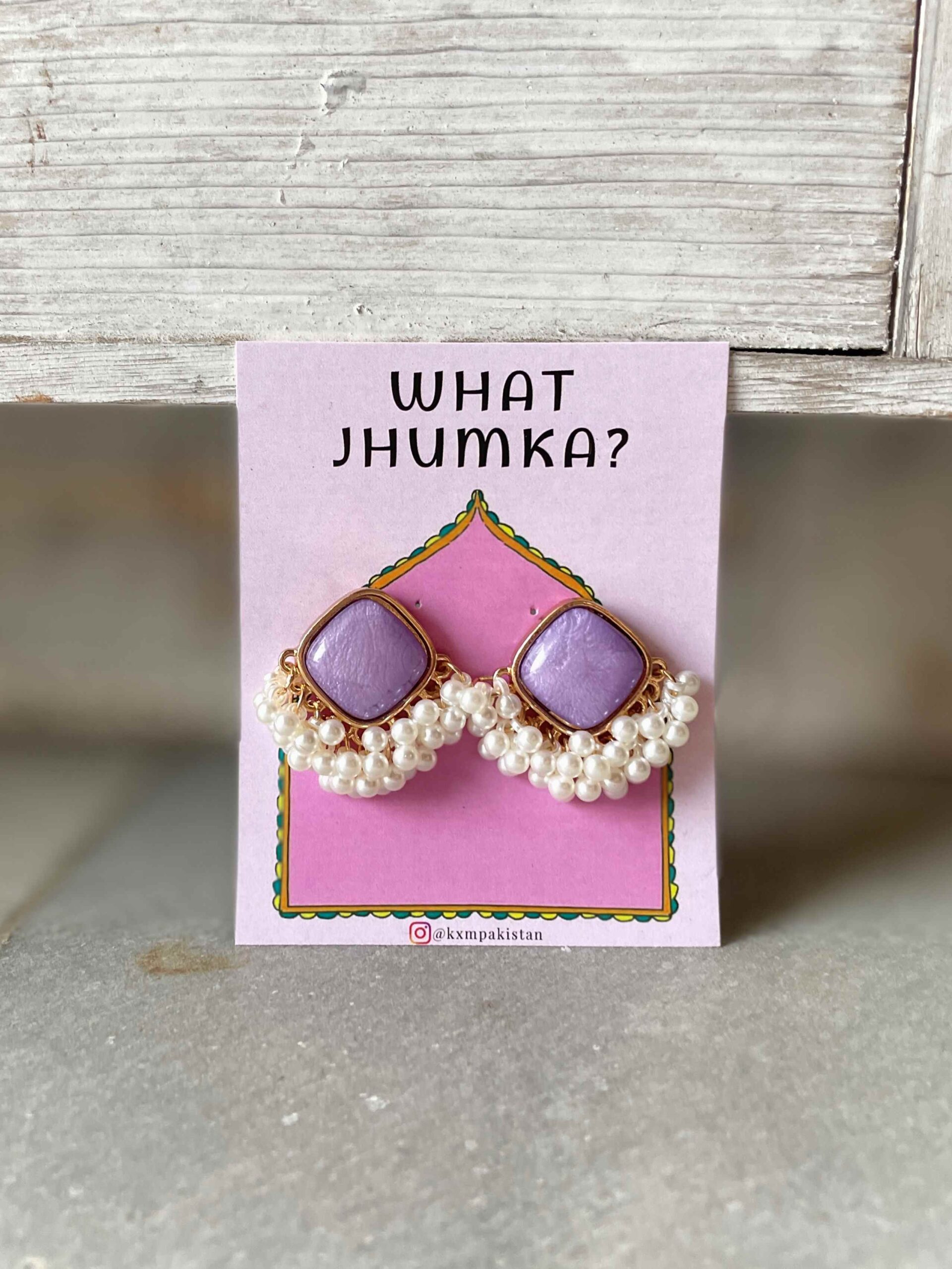 Lilac - Pearl Earring