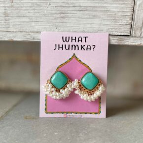 Sea GREEN - Pearl Earring