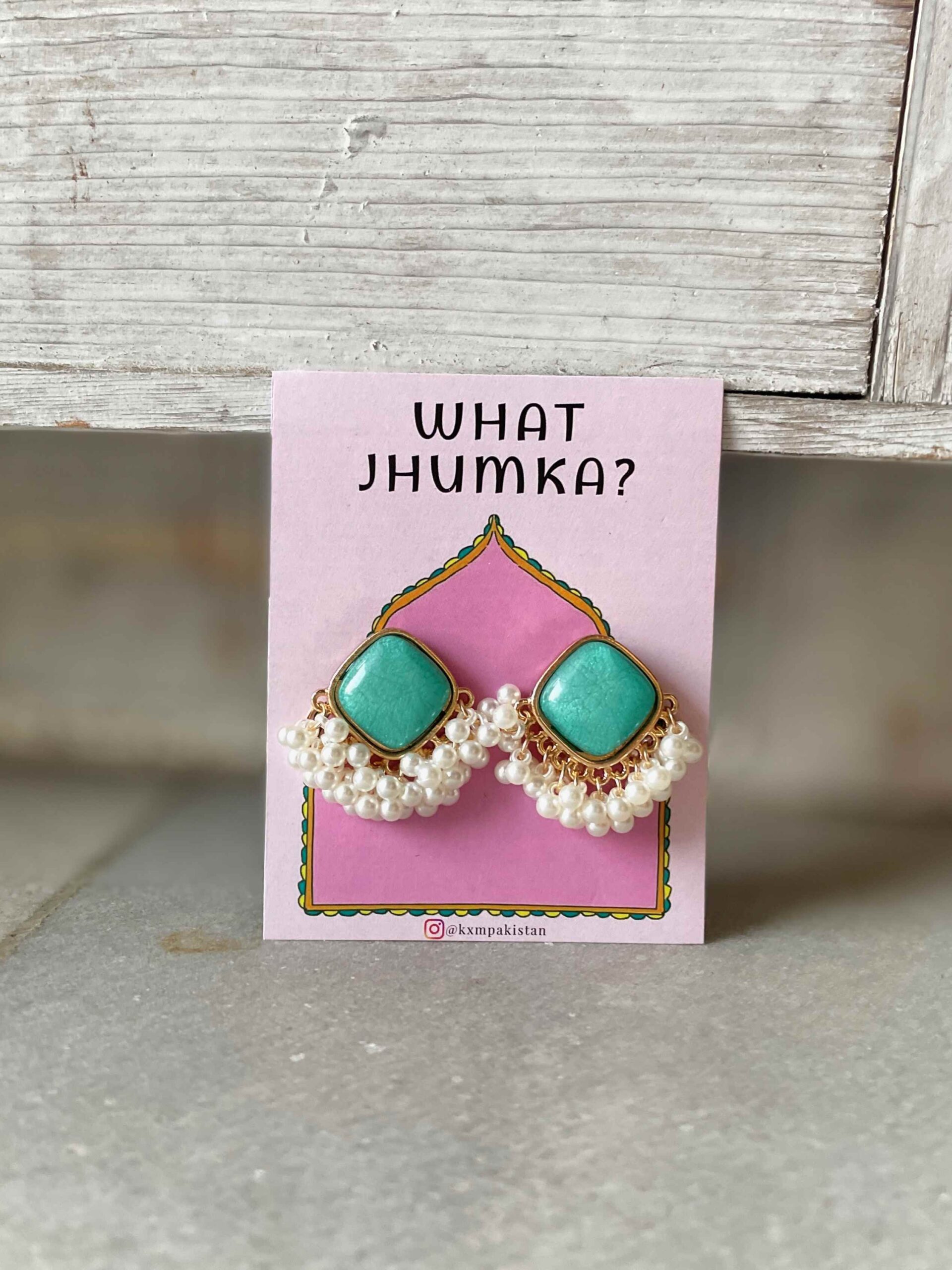 Sea GREEN - Pearl Earring